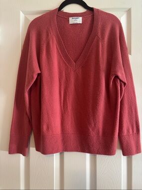 Old Navy Women's So Soft Loose V-Neck Sweater - Dusty Rose